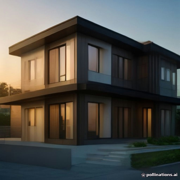 modern house front design featuring black window frames, a flat roof and wood slat accents