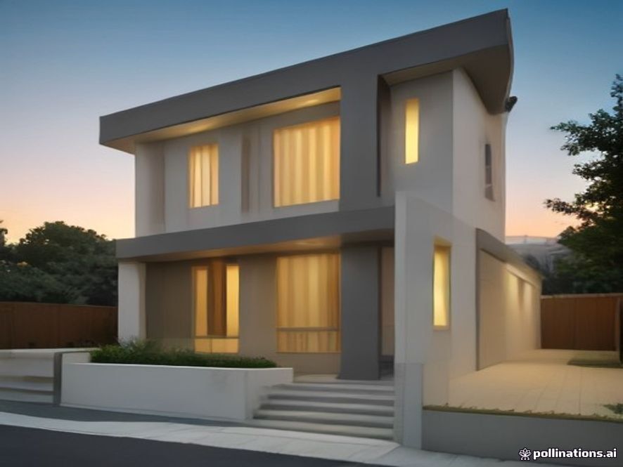 simple house front design featuring an uncluttered facade and a practical layout